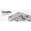 24" Steel Dog Crate with 3 Door Access