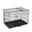 36" Steel Dog Crate with 3 Door Access