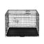 36" Steel Dog Crate with 3 Door Access