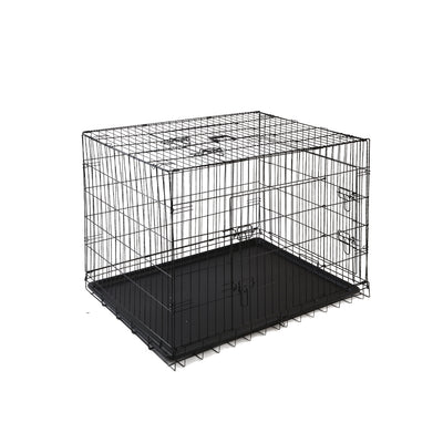 42" Steel Dog Crate with 3 Door Access