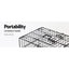 42" Steel Dog Crate with 3 Door Access