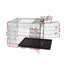 48" Steel Dog Crate with 3 Door Access