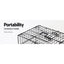 48" Steel Dog Crate with 3 Door Access