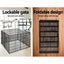 36" Steel 8 Panel Playpen with Multiple Configuration Options