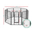 40" Steel 8 Panel Foldable Playpen - Can be Configured in Multiple Ways!