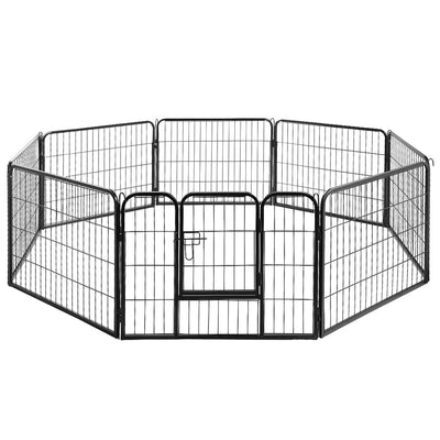 24" Steel 8 Panel Playpen with Multiple Configuration Options
