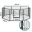 32" Steel 8 Panel Playpen with Multiple Configuration Options