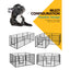 32" Steel 8 Panel Playpen with Multiple Configuration Options
