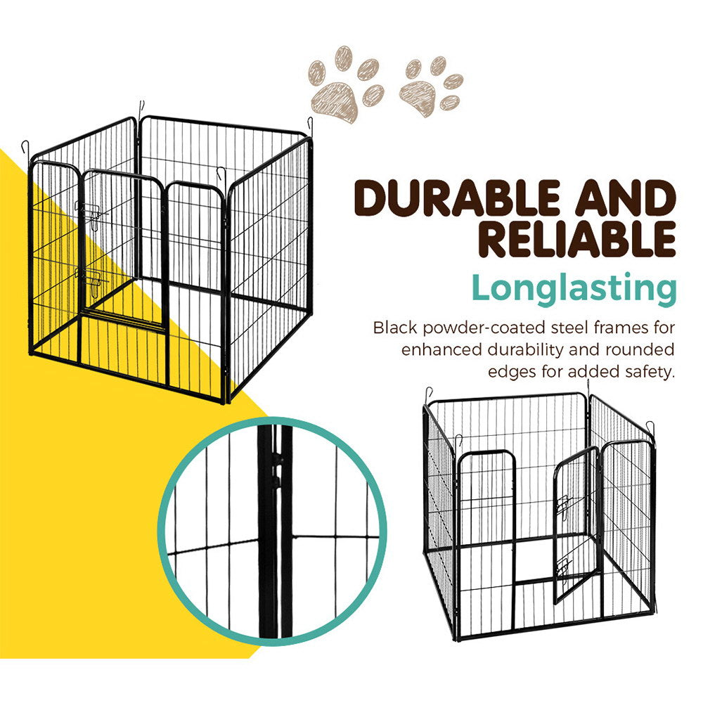32" Steel 8 Panel Playpen with Multiple Configuration Options