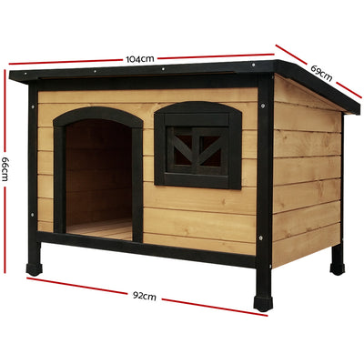 Quality Extra Large Wooden Dog Kennel - Spacious, Ventilated and Weatherproof
