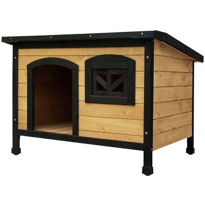 Quality Large Wooden Dog Kennel - Spacious, Ventilated and Weatherproof