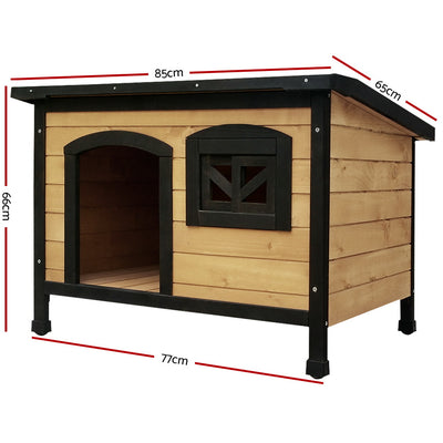 Quality Large Wooden Dog Kennel - Spacious, Ventilated and Weatherproof