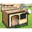 Quality Large Wooden Dog Kennel - Spacious, Ventilated and Weatherproof