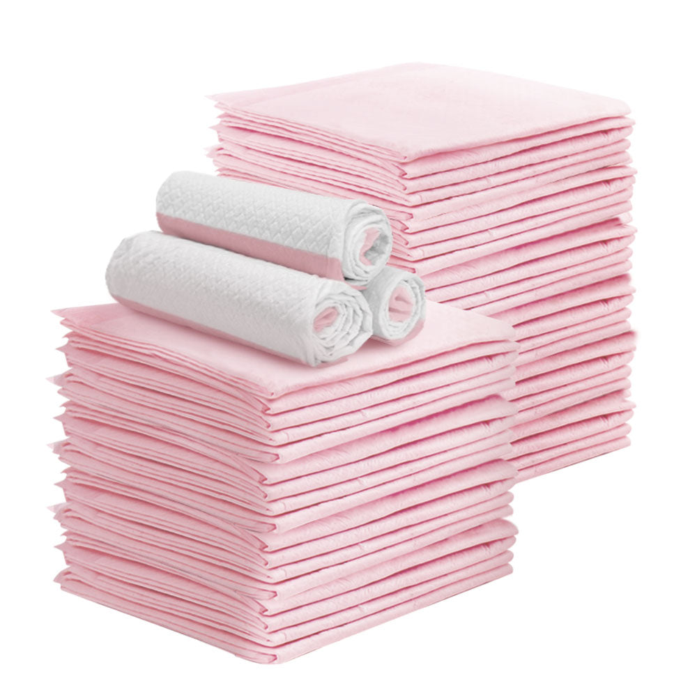 400pcs 60x60cm Super Absorbent Puppy Training Pads - Pink