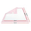 200pcs 60x60cm Super Absorbent Puppy Training Pads - Pink