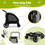 i.Pet Large Foldable Stroller/ Trolley In Black - Spacious, Comfortable and Durable