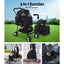i.Pet Foldable 3 in 1 Carrier, Car Seat & Pet Stroller - Black