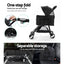 i.Pet Foldable 3 in 1 Carrier, Car Seat & Pet Stroller - Black