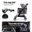 i.Pet Foldable 3 in 1 Carrier, Car Seat & Pet Stroller - Grey