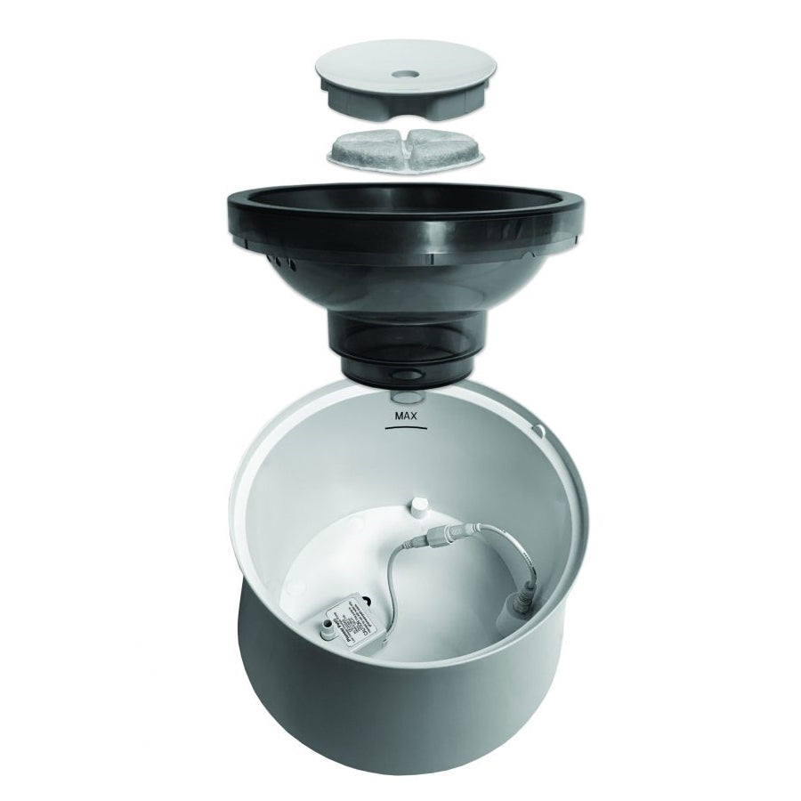 Pioneer Pet Vortex Water Fountain for Cats & Dogs 3.7L - Increases Oxygen in Water