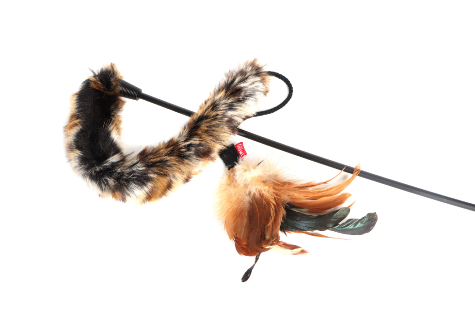 GiGwi Natural Feather Teaser - To Satisfy your Cats Natural Instincts!