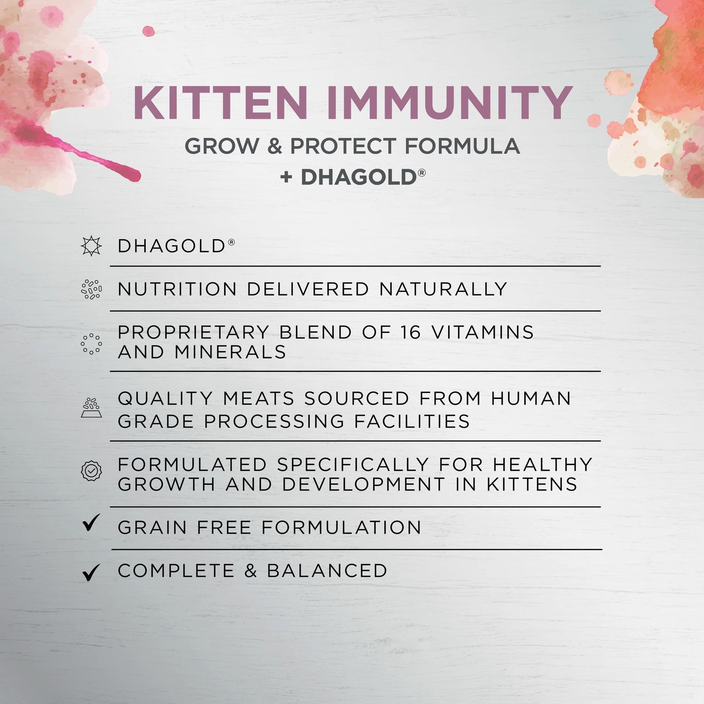 Ivory Coat Raw Health Kitten Kibble – Kitten Immunity
