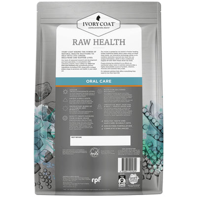 Ivory Coat Raw Health Adult Cat Kibble – Oral Care