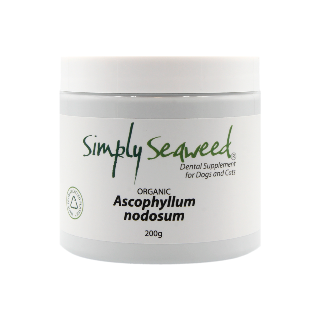 Simply Seaweed Certified Organic Dental Supplement - for Dogs & Cats in Three Sizes