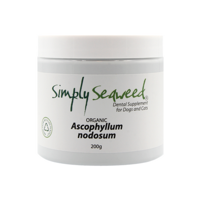 Simply Seaweed Certified Organic Dental Supplement - for Dogs & Cats in Three Sizes