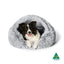 Snooza Luxurious Hoodie Cuddler Pet Bed in Silver Fox - Calming & Comforting - Three Sizes