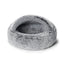 Snooza Luxurious Hoodie Cuddler Pet Bed in Silver Fox - Calming & Comforting - Three Sizes
