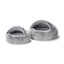 Snooza Luxurious Hoodie Cuddler Pet Bed in Silver Fox - Calming & Comforting - Three Sizes