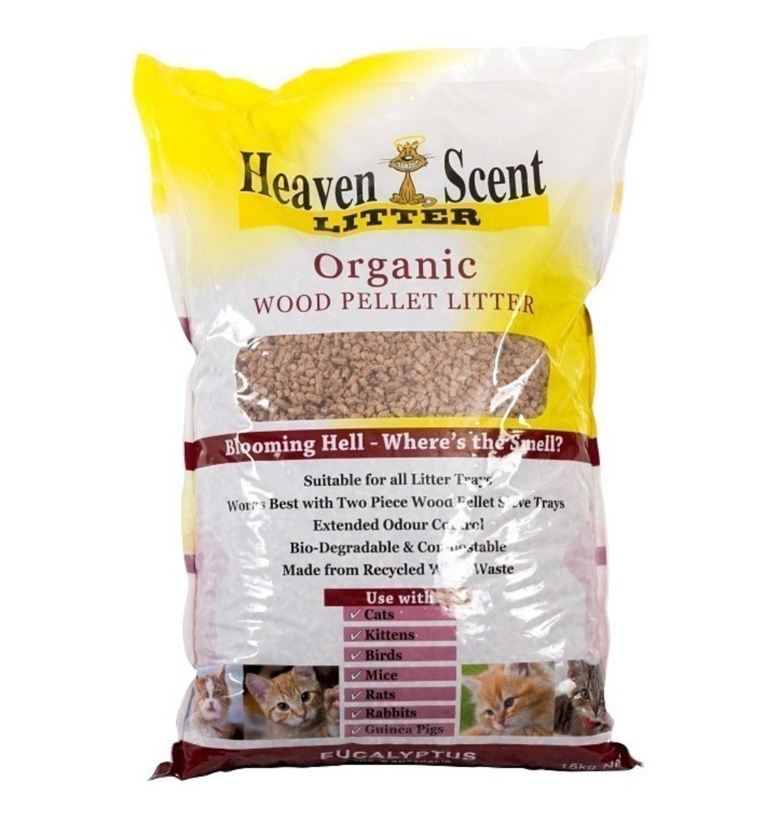 Heaven Scent Organic Cat Litter 15kg