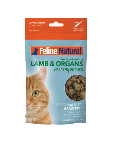 Feline Natural Grain-Free Freeze Dried Cat Treats Lamb 50G