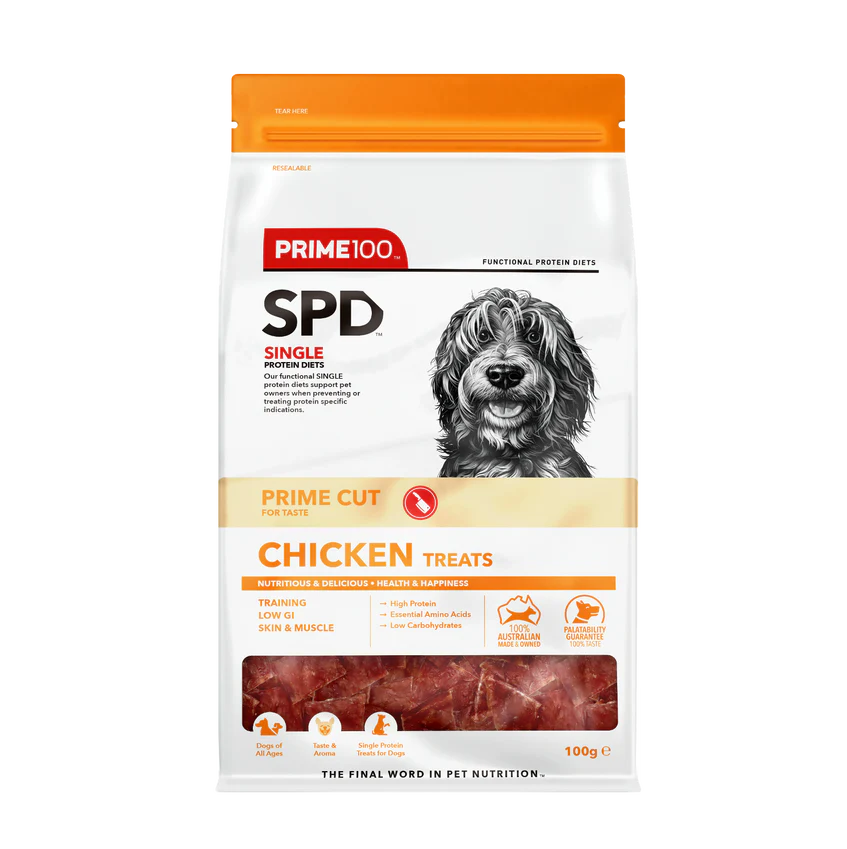 Prime100 - SPD Prime Cut Dog Treats - 8 High Protein Varieties
