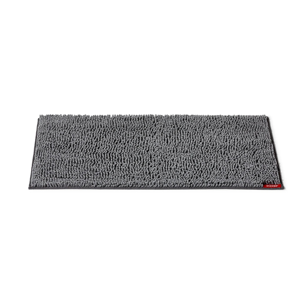 Snooza SupaDry Microfibre Noodle Mat in Zinc - Highly Absorbent, Great for Wet Paws