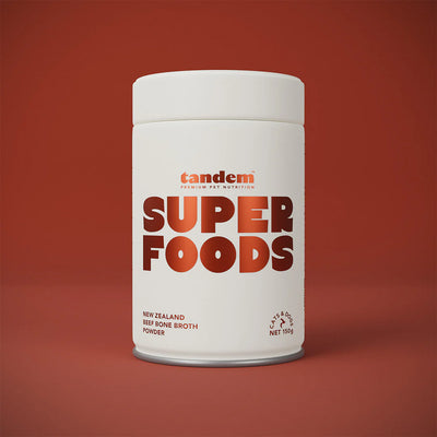 Tandem Super Foods – New Zealand Beef Bone Broth Powder for Cats & Dogs