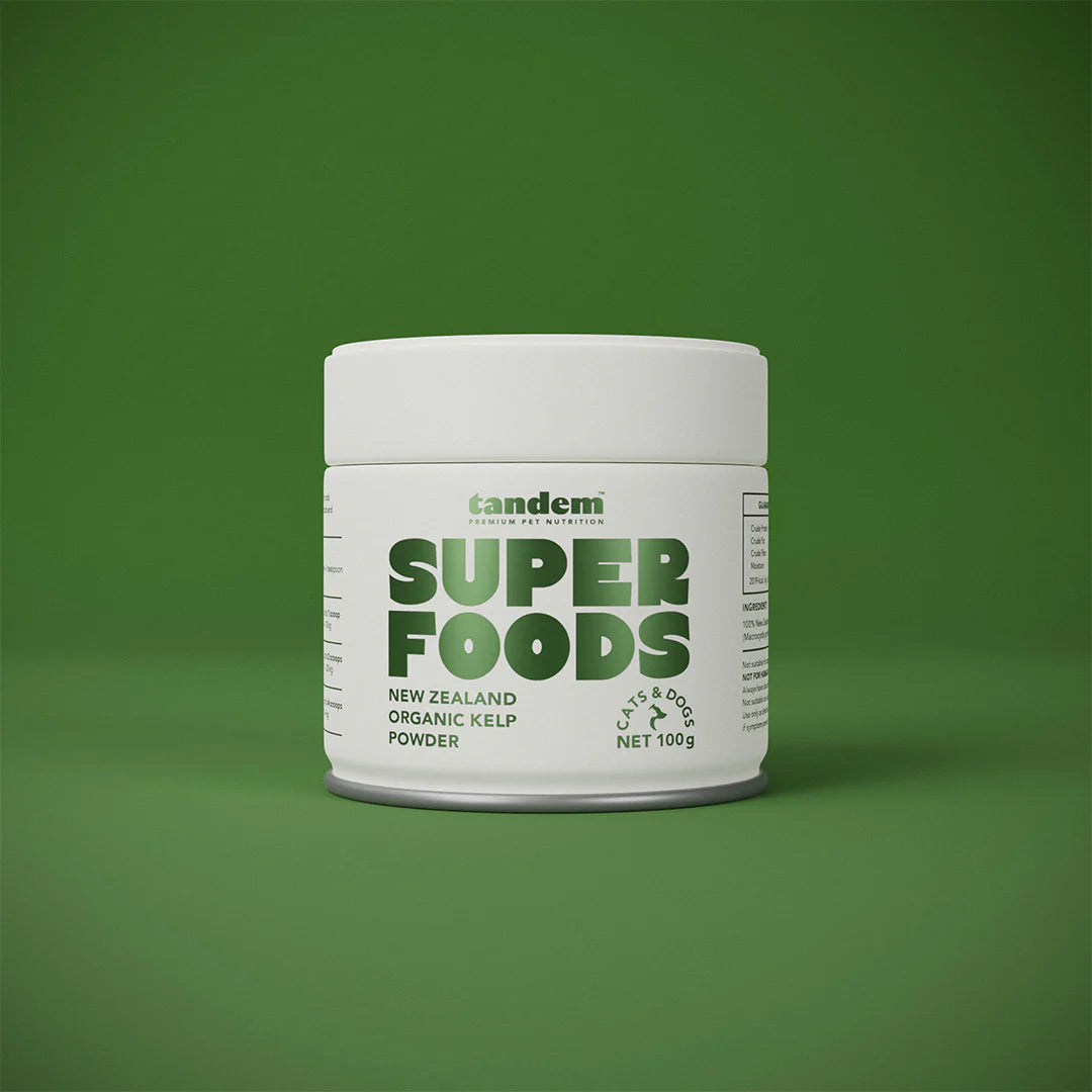 Tandem Super Foods – New Zealand Organic Kelp Powder for Cats & Dogs