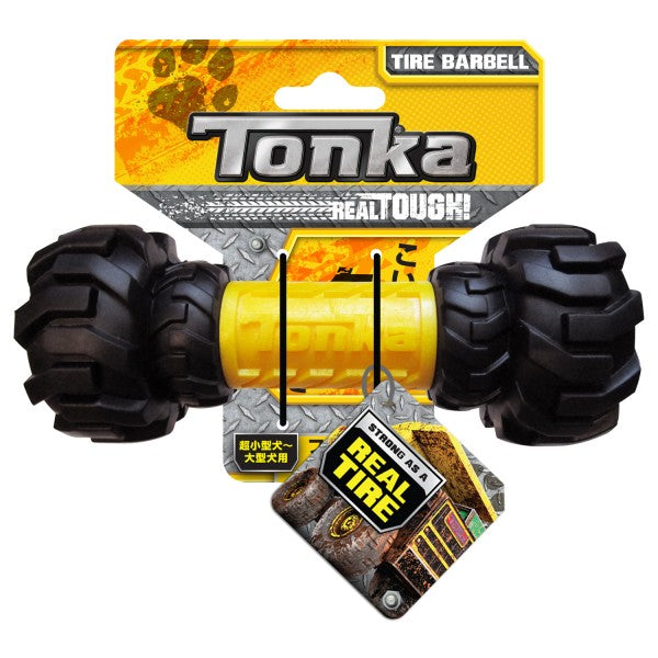 Tonka Tire Barbell - Tough Toys for Tough Chewers!