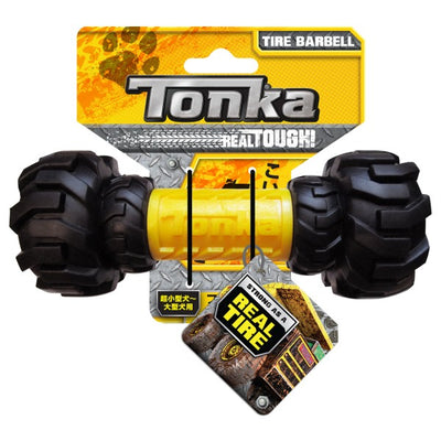 Tonka Tire Barbell - Tough Toys for Tough Chewers!