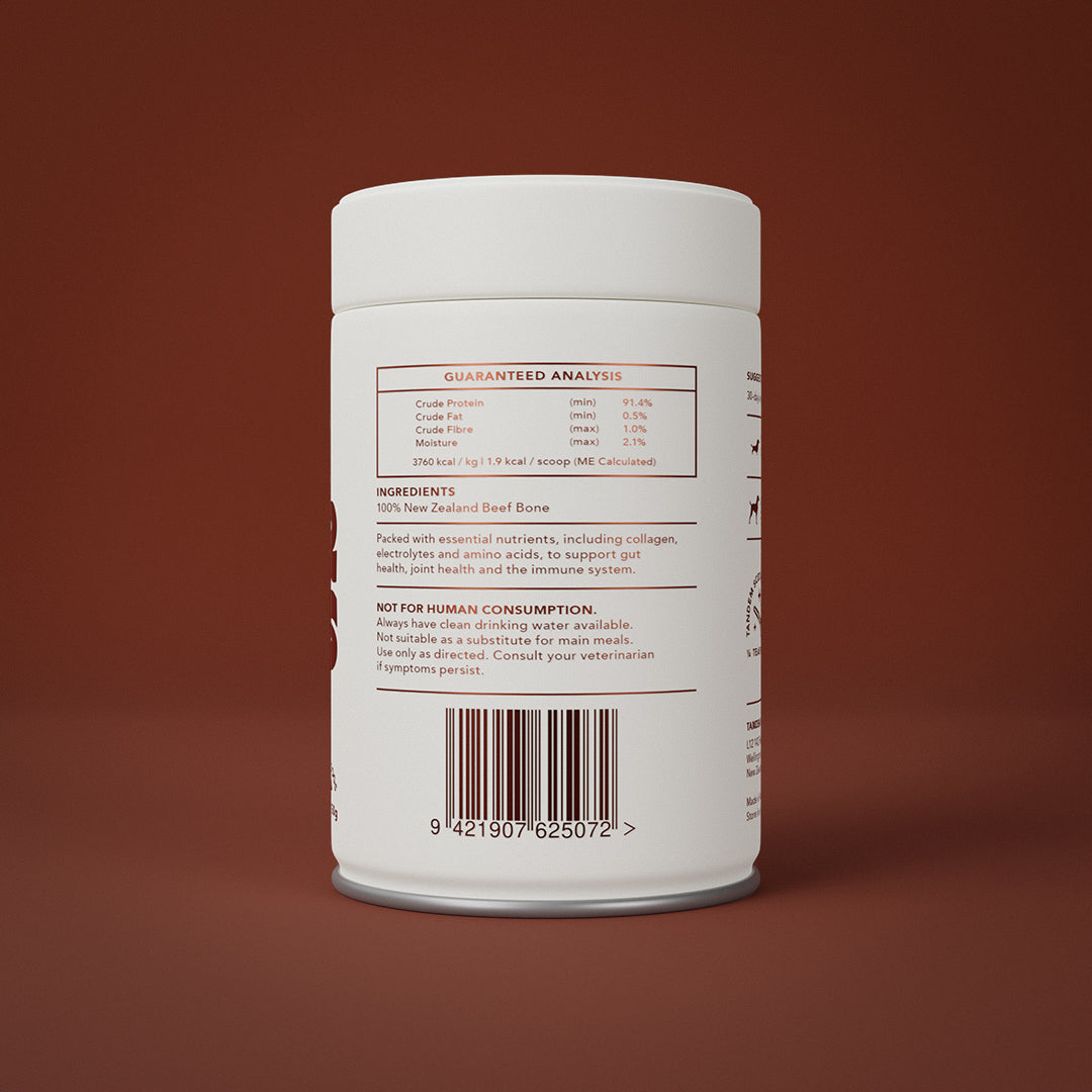 Tandem Super Foods – New Zealand Beef Bone Broth Powder for Cats & Dogs