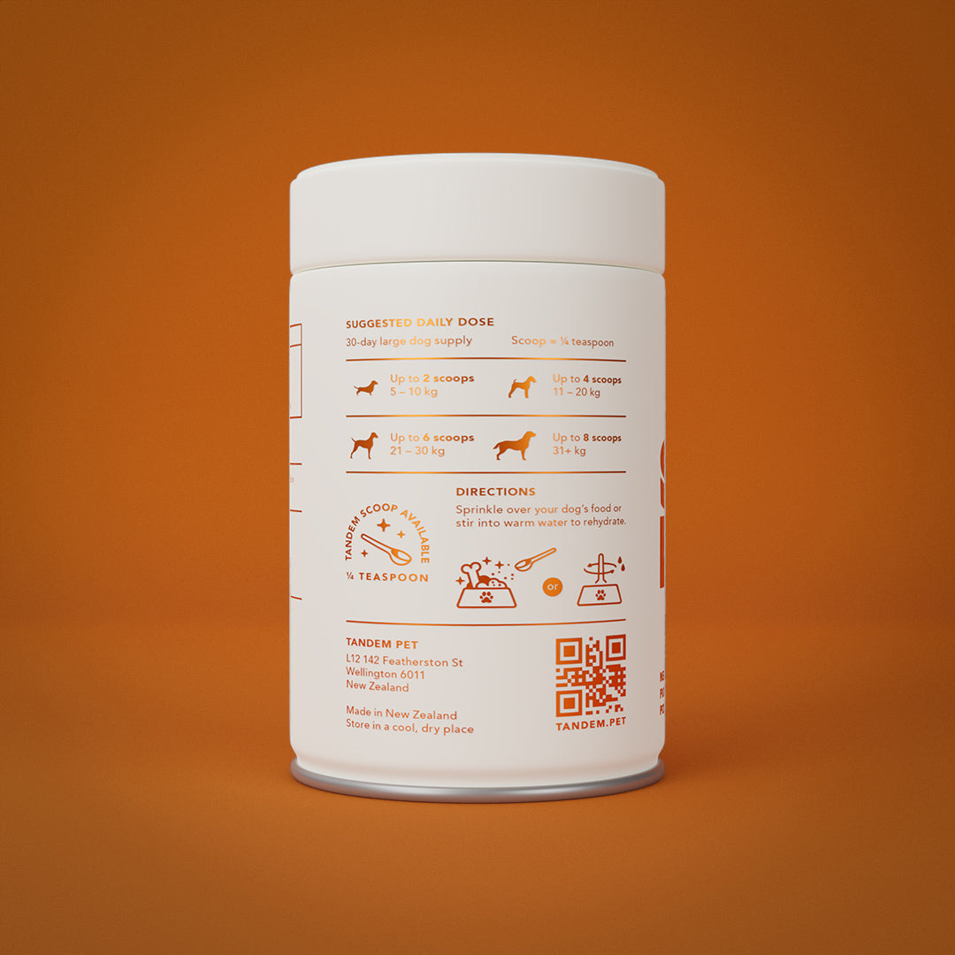 Tandem Super Foods – New Zealand Pumpkin Powder for Cats and Dogs