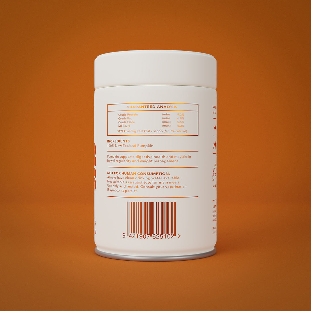 Tandem Super Foods – New Zealand Pumpkin Powder for Cats and Dogs