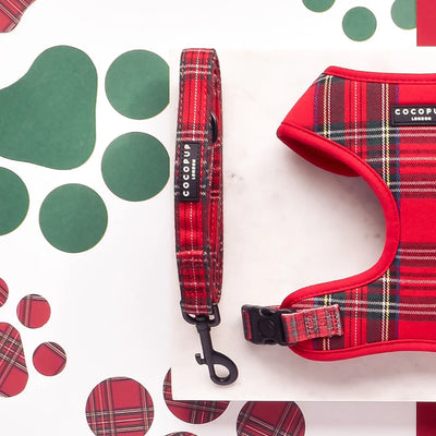 Cocopup London – Dog Lead with Padded Handle – Tartan