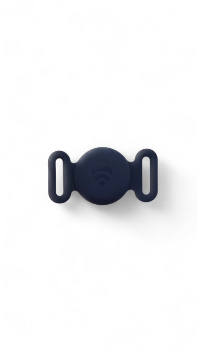Lovefone Silicone "Find My" Apple AirTag Holder for Pet Collars - Navy