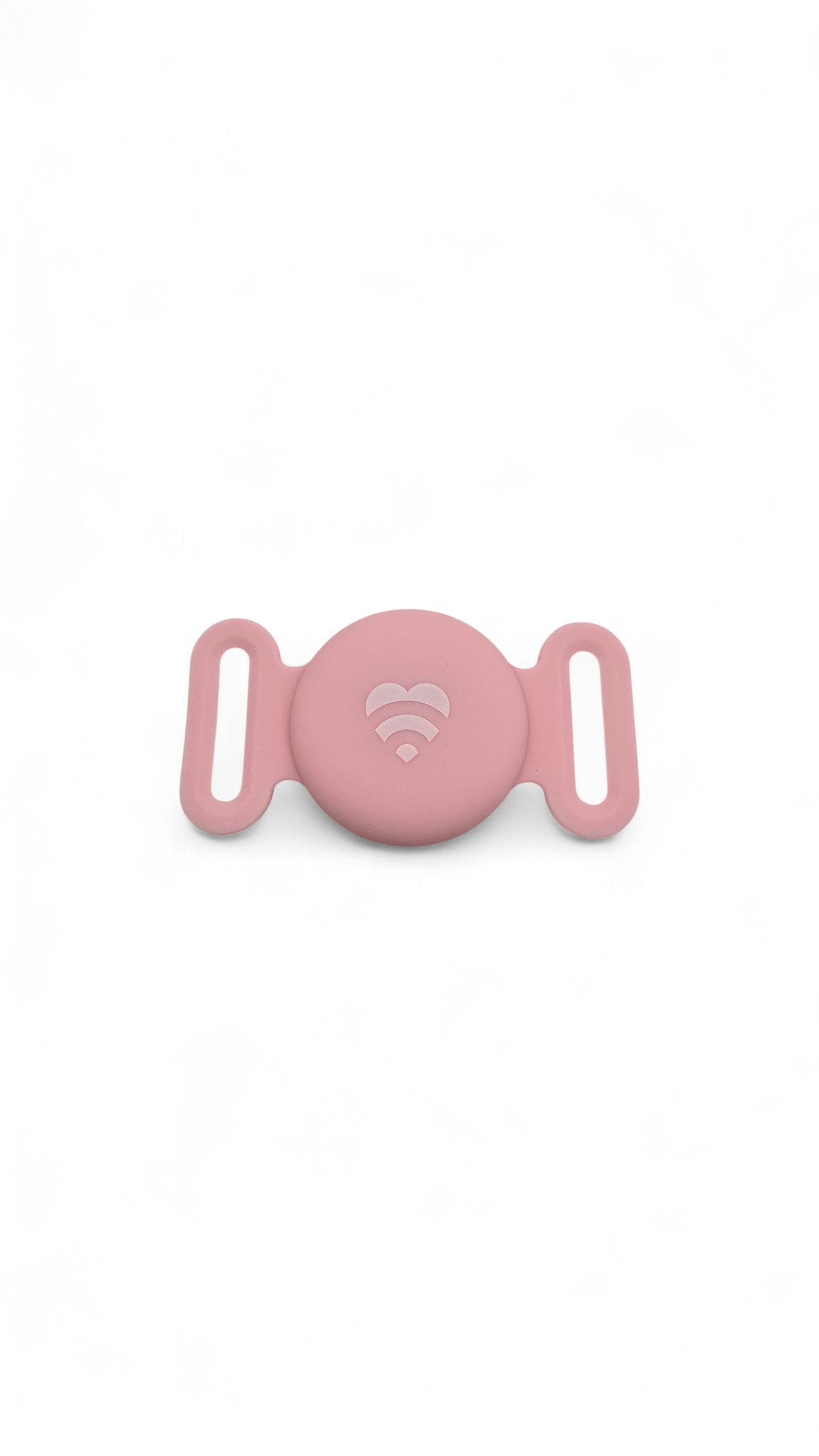 Lovefone Silicone "Find My" Apple AirTag Holder for Pet Collars - Pink