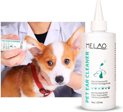 Ear Cleansing Solution for Dogs and Cats – Removes Wax, Odour & Moisture