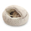 Plush Hooded Cocoon - Calming & Comforting - 40cm - Coffee