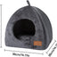 Igloo Cave Bed for Cats & Kittens with Removable Washable Cushion