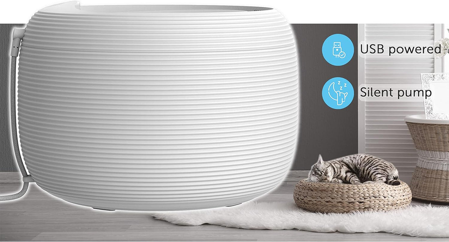 2.5L Smart and Stylish Electric Water Fountain for Cats & Dogs